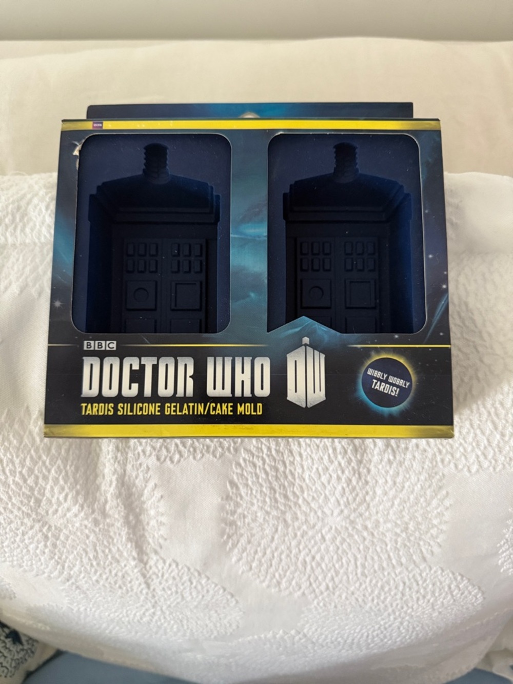 TARDIS Silicone Gelatin & Cake Mold - Blue